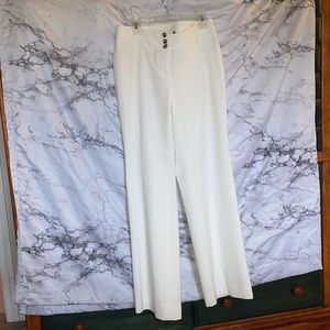 White House Black Market white dress pants size 00